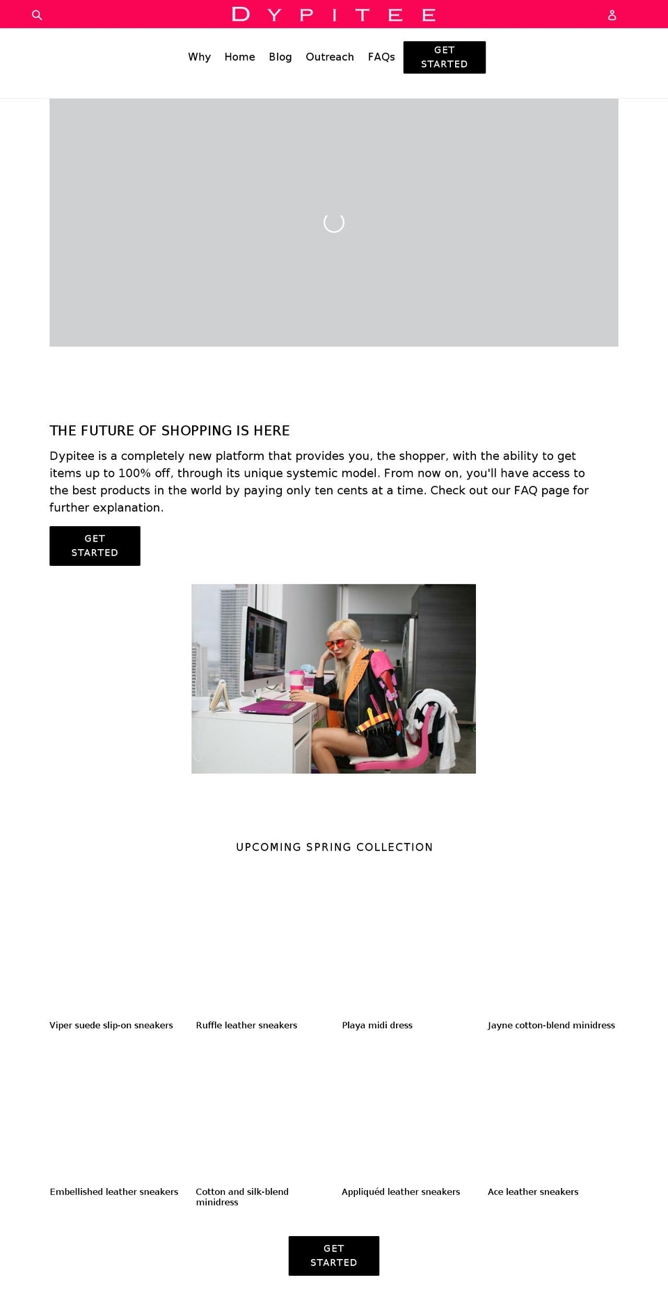 dypitee.com shopify website screenshot