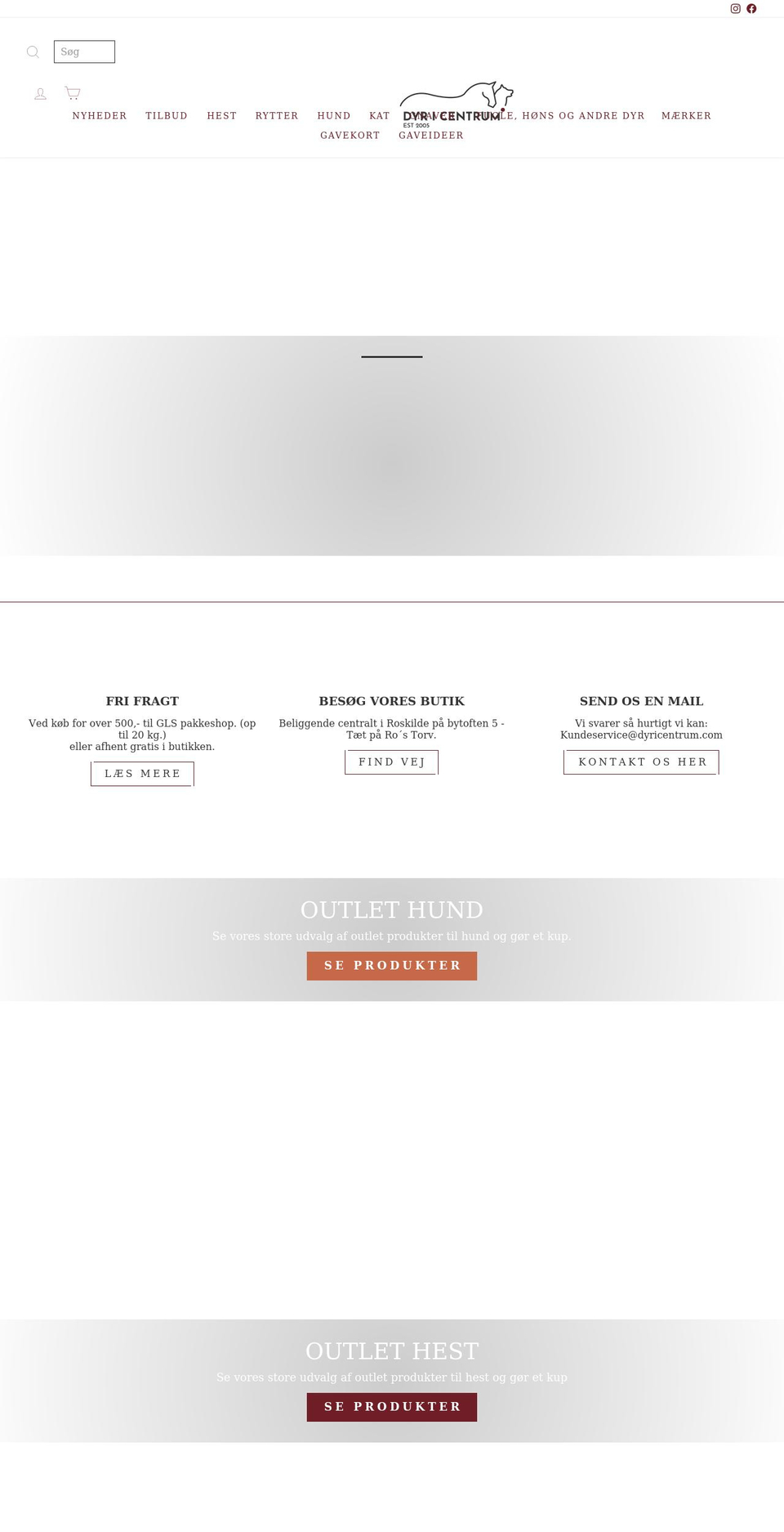 dyricentrum.com shopify website screenshot