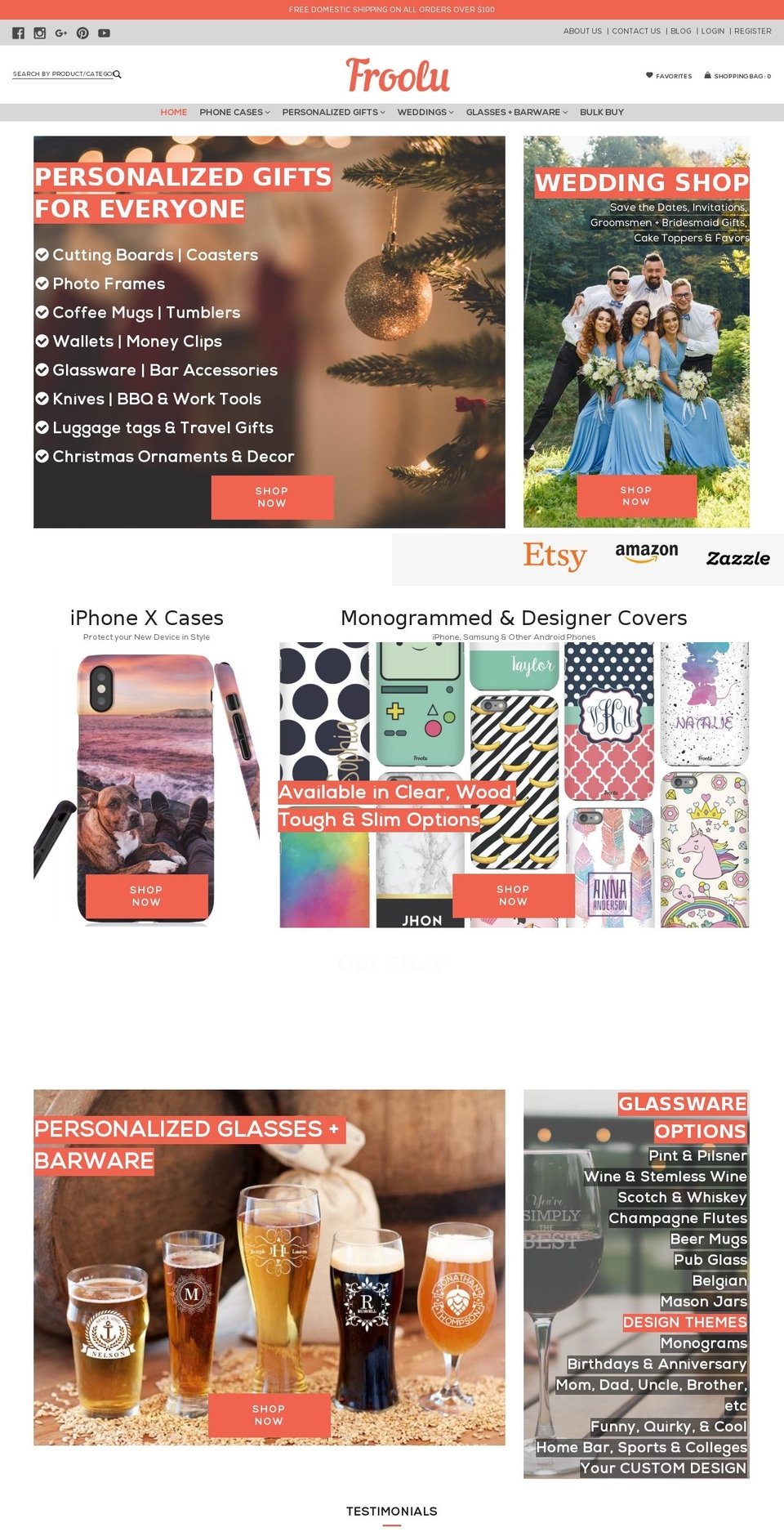 dzinercases.com — Shopify storefront screenshot