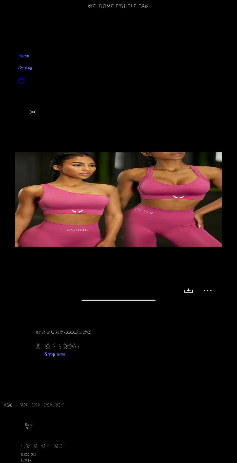 e-chele.com shopify website screenshot