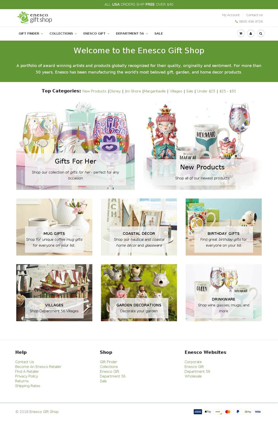 Shop Enesco Production - New Shopify theme site example e-gift.gifts