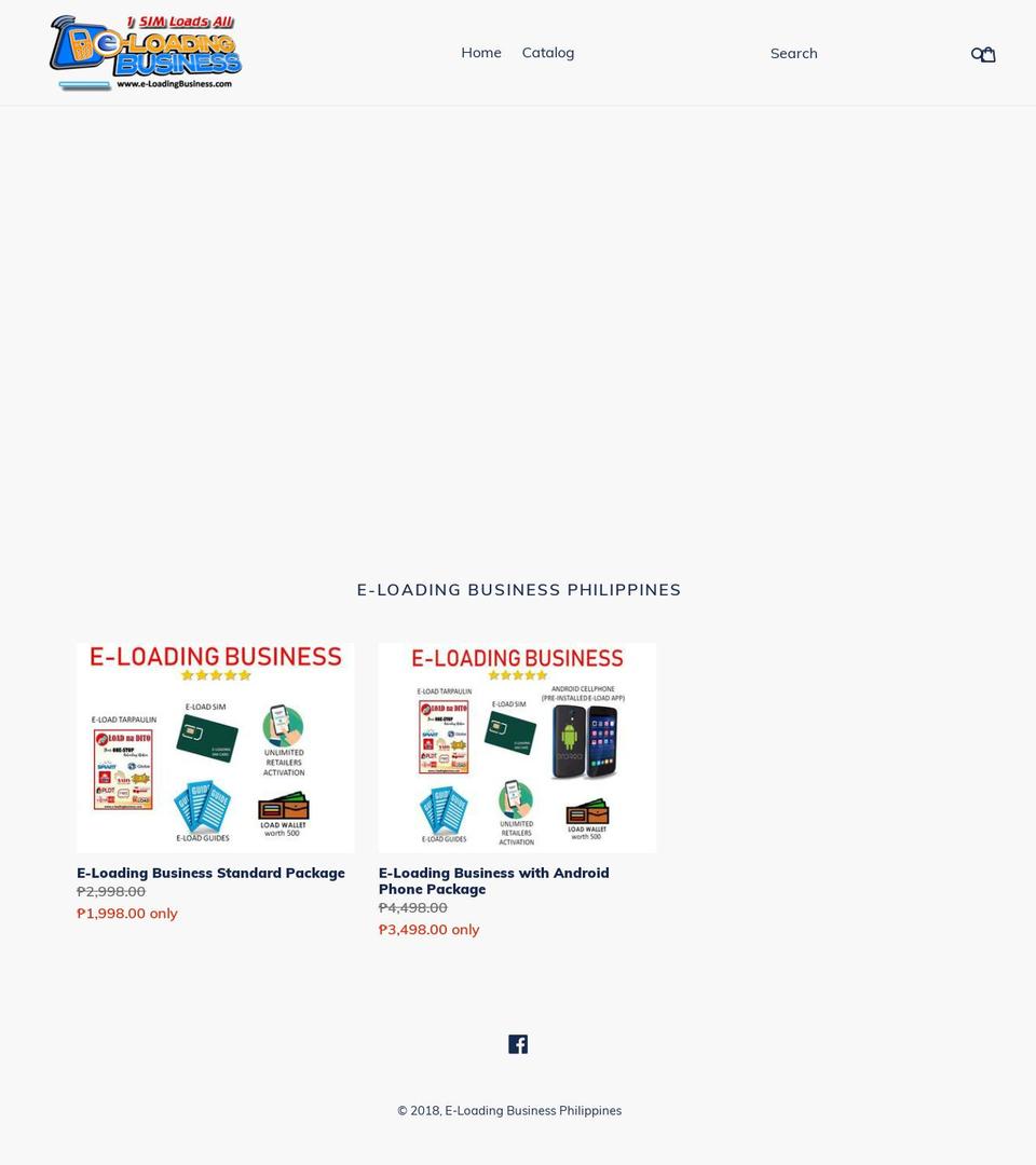e-loadingbusiness.com shopify website screenshot