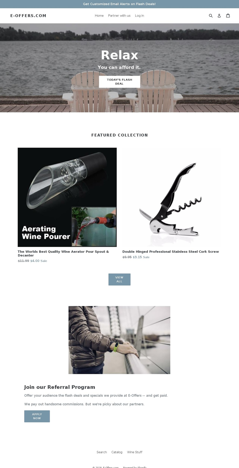 e-offers.com — Shopify storefront screenshot