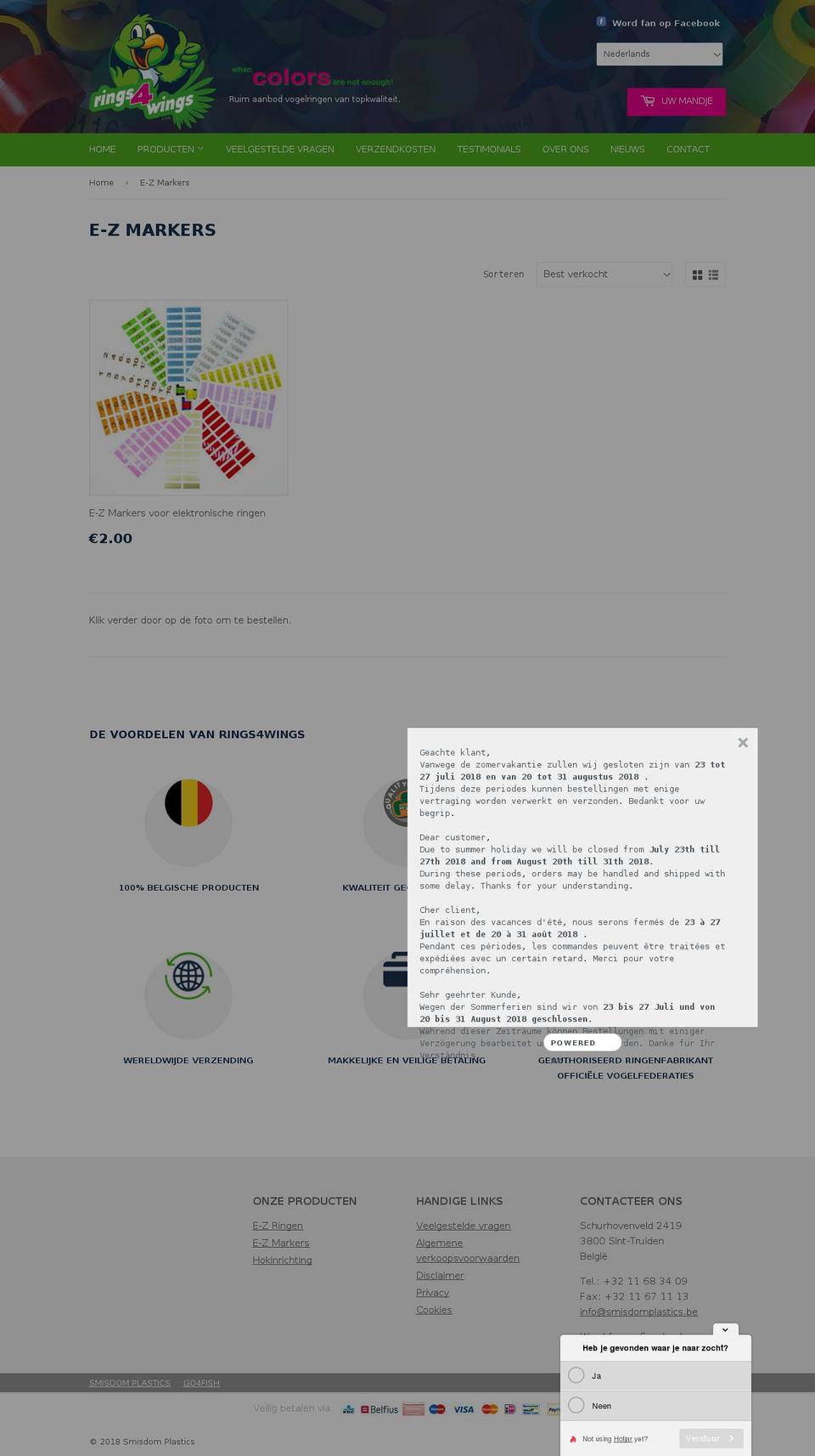 e-zmarker.com — Shopify storefront screenshot