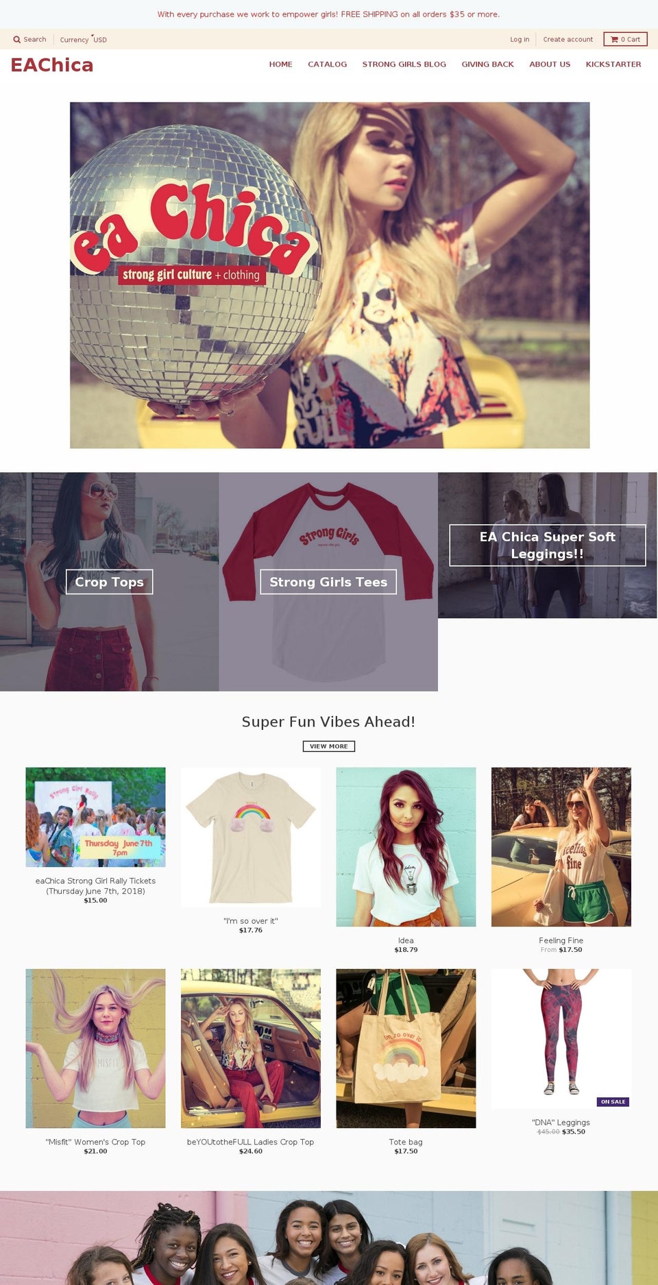 eachica.com — Shopify storefront screenshot