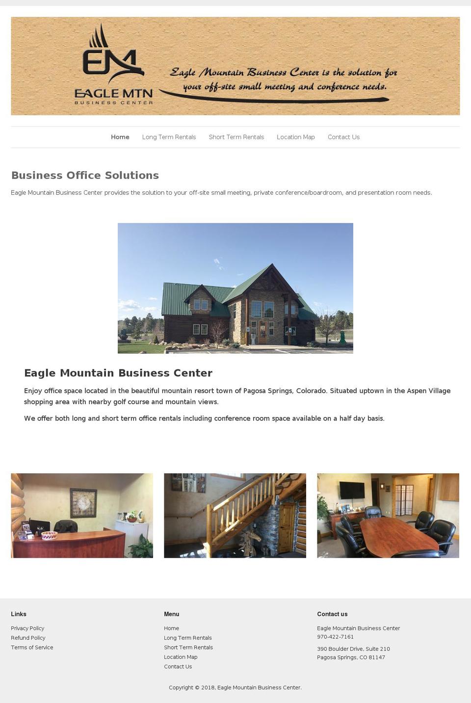 eaglemtnbc.com — Shopify storefront screenshot