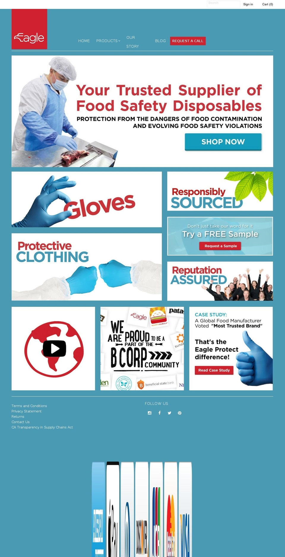 eagleprotect.com shopify website screenshot