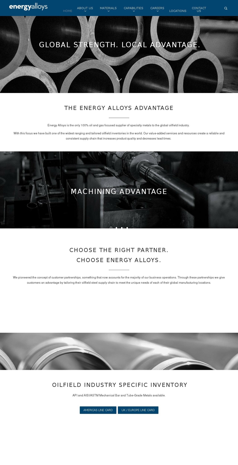 ealloys.us shopify website screenshot