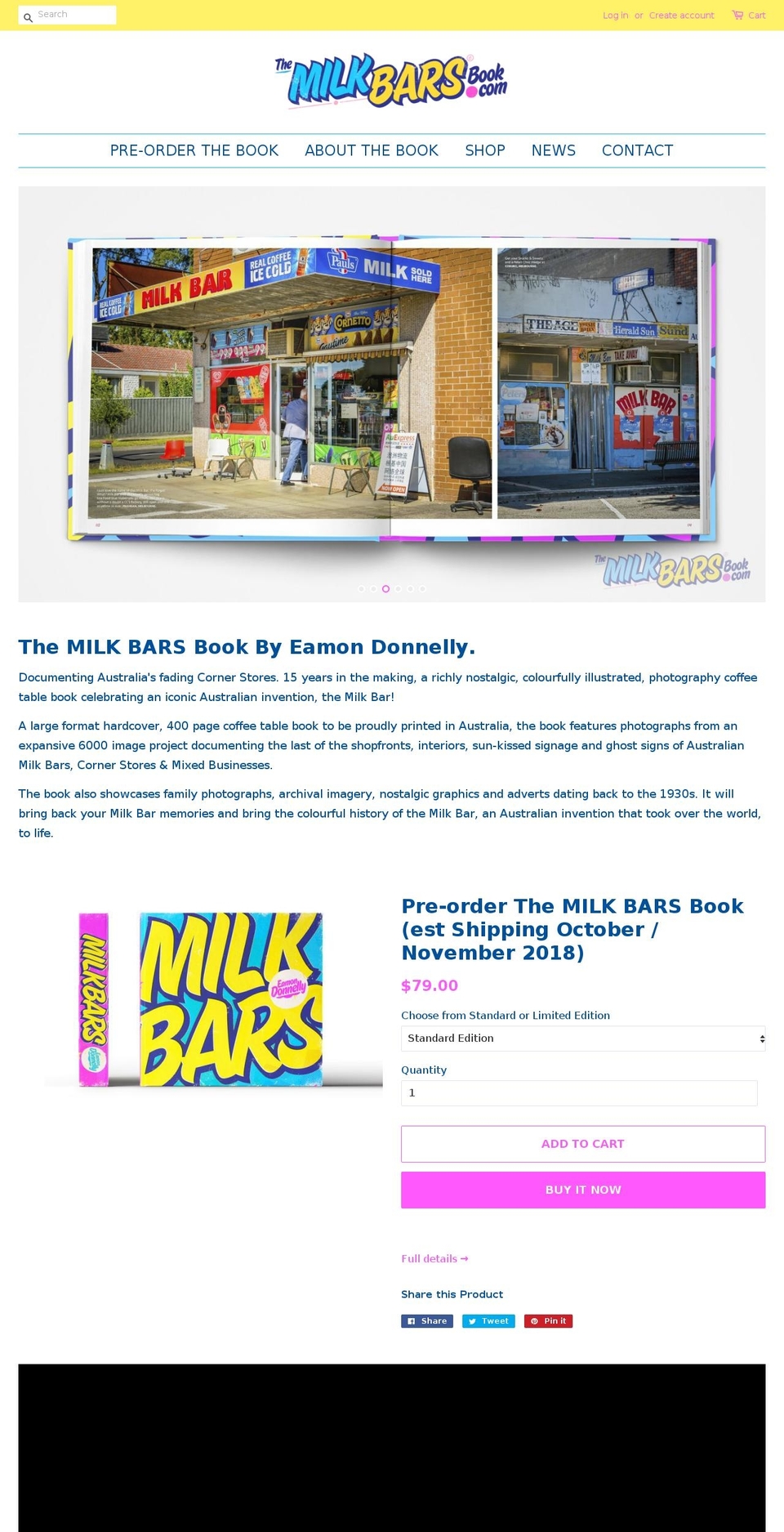 eamondonnelly.com shopify website screenshot
