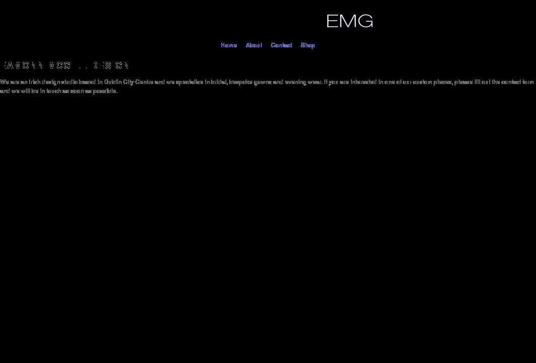 eamonnmcgilldesign.com shopify website screenshot