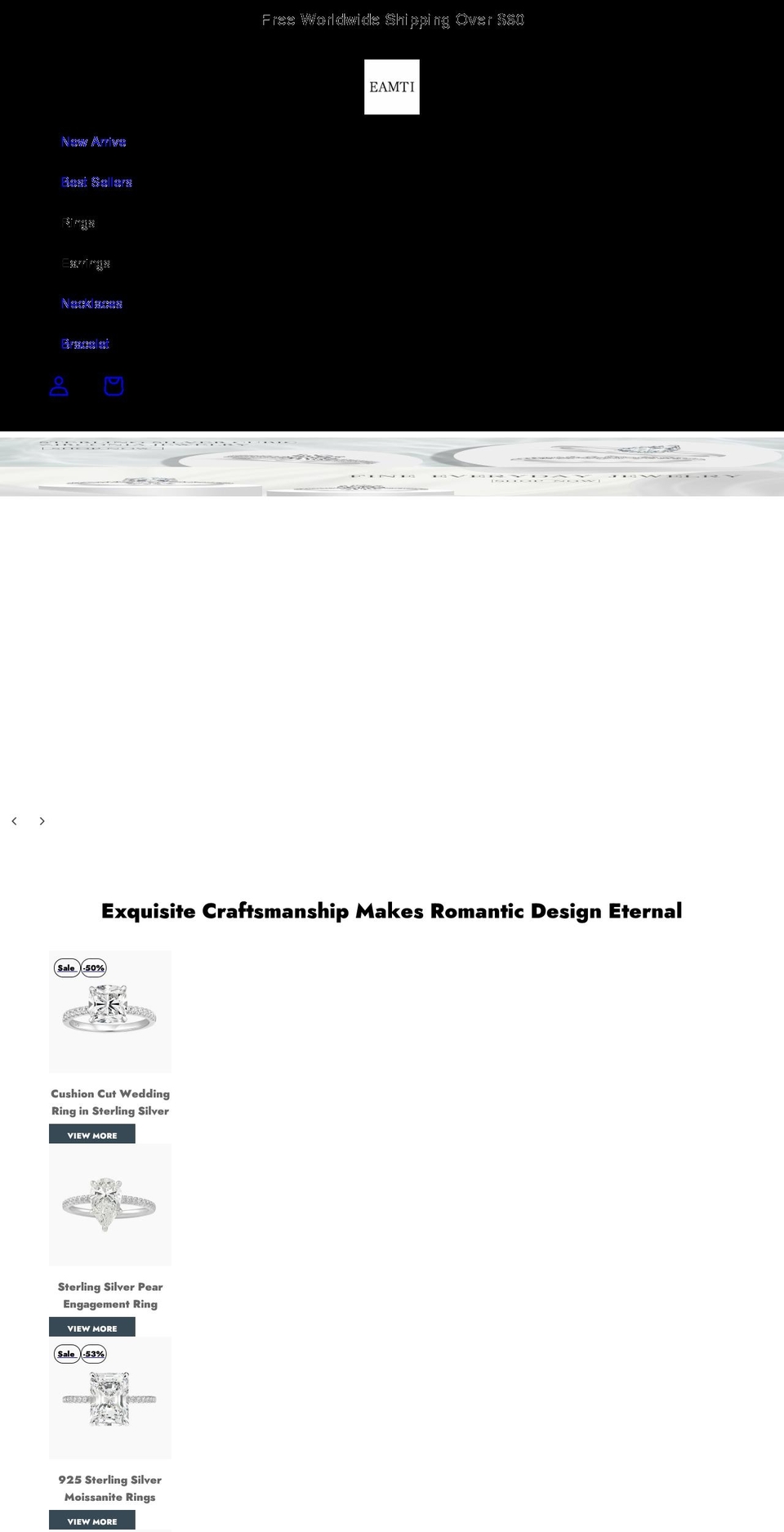 eamti.com shopify website screenshot