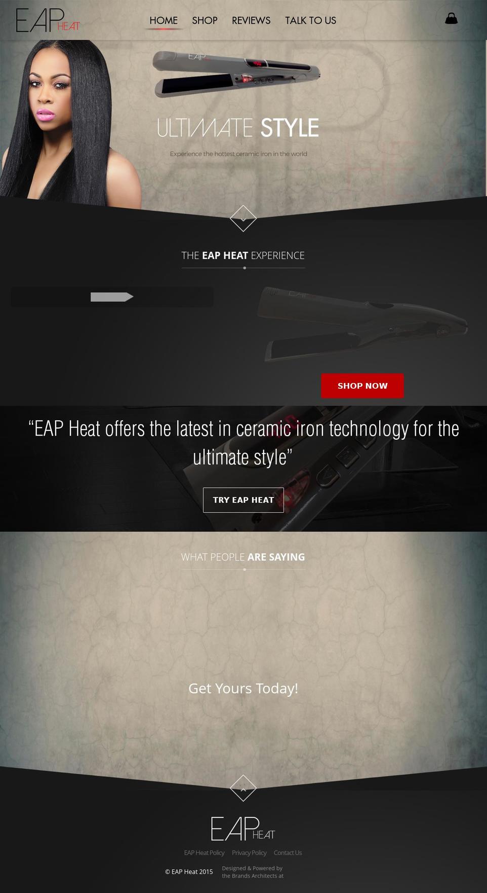 eapheat.com shopify website screenshot