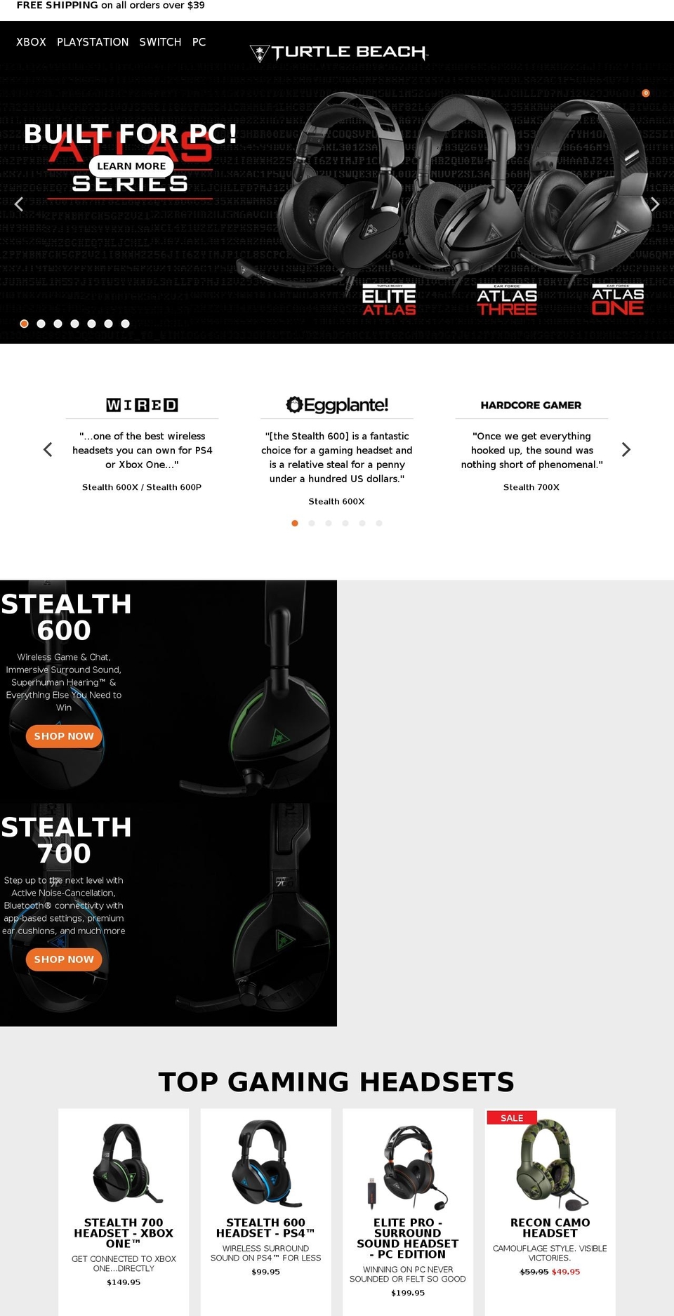 PROD Shopify theme site example earforcei60.com