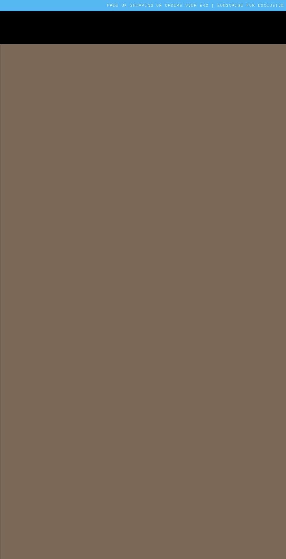 earlofeast.com shopify website screenshot