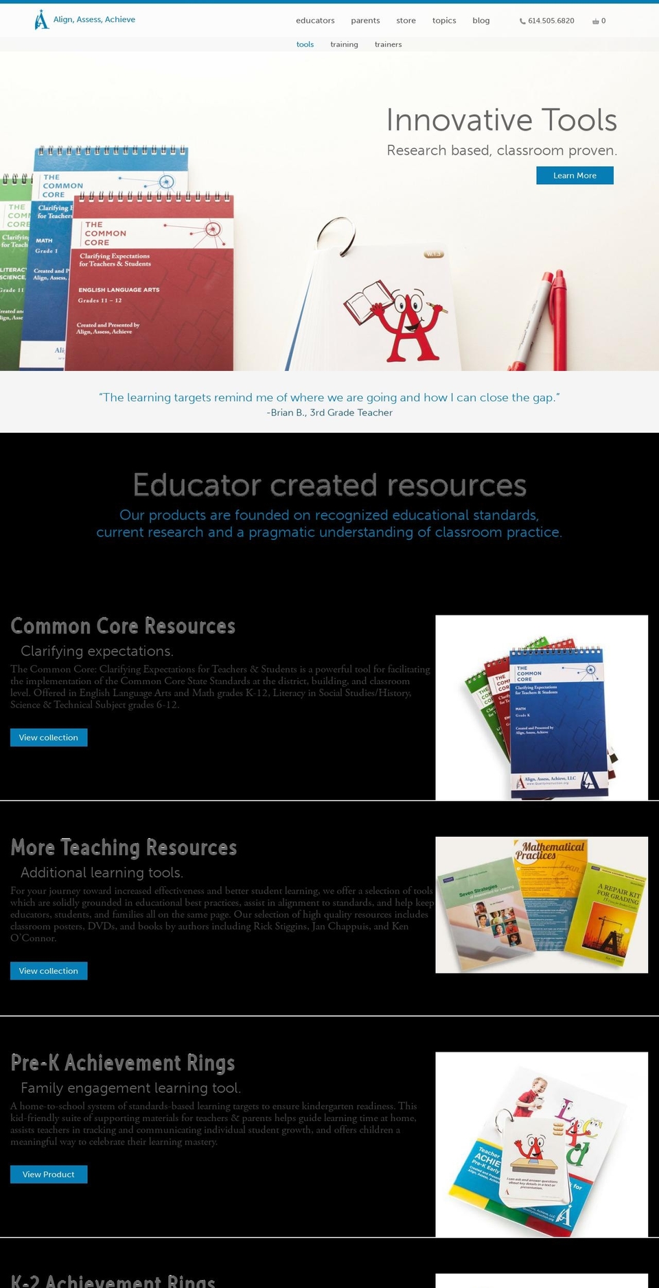 Align Shopify theme site example earlylearningchallenge.net