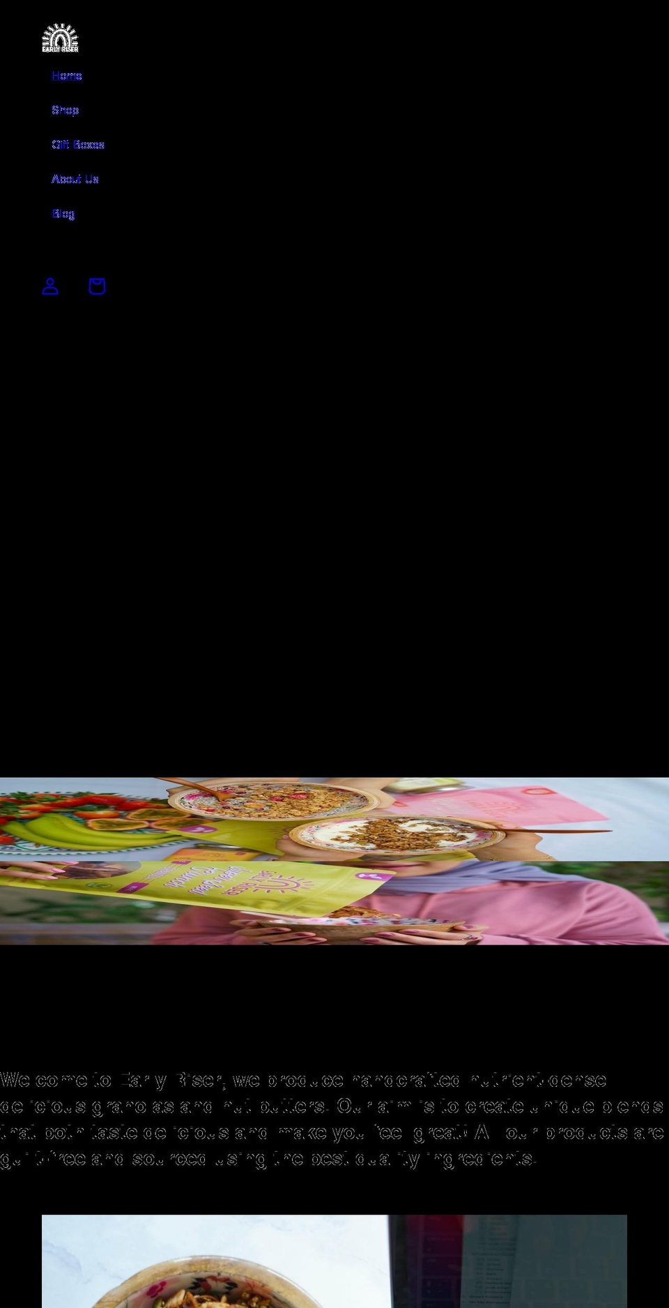 earlyriserbh.com shopify website screenshot