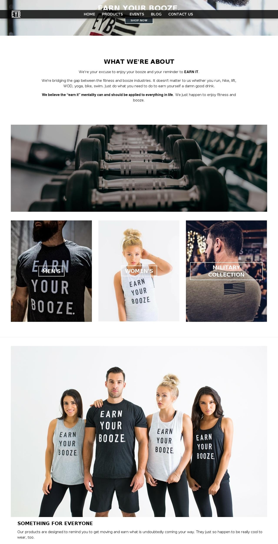 earnyourbooze.com shopify website screenshot