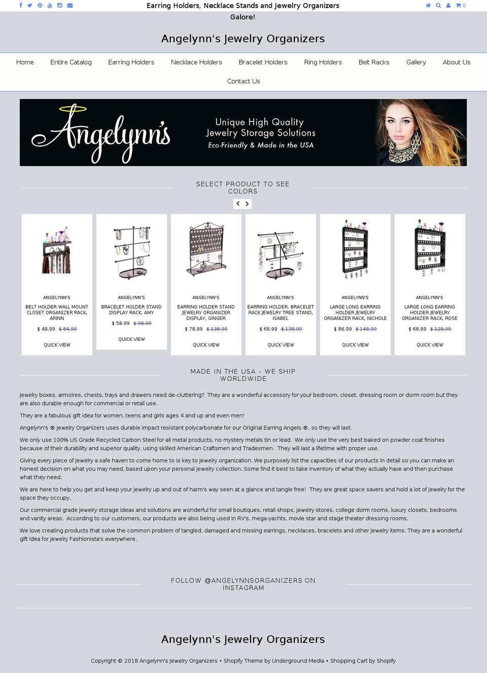 earringangel.com — Shopify storefront screenshot