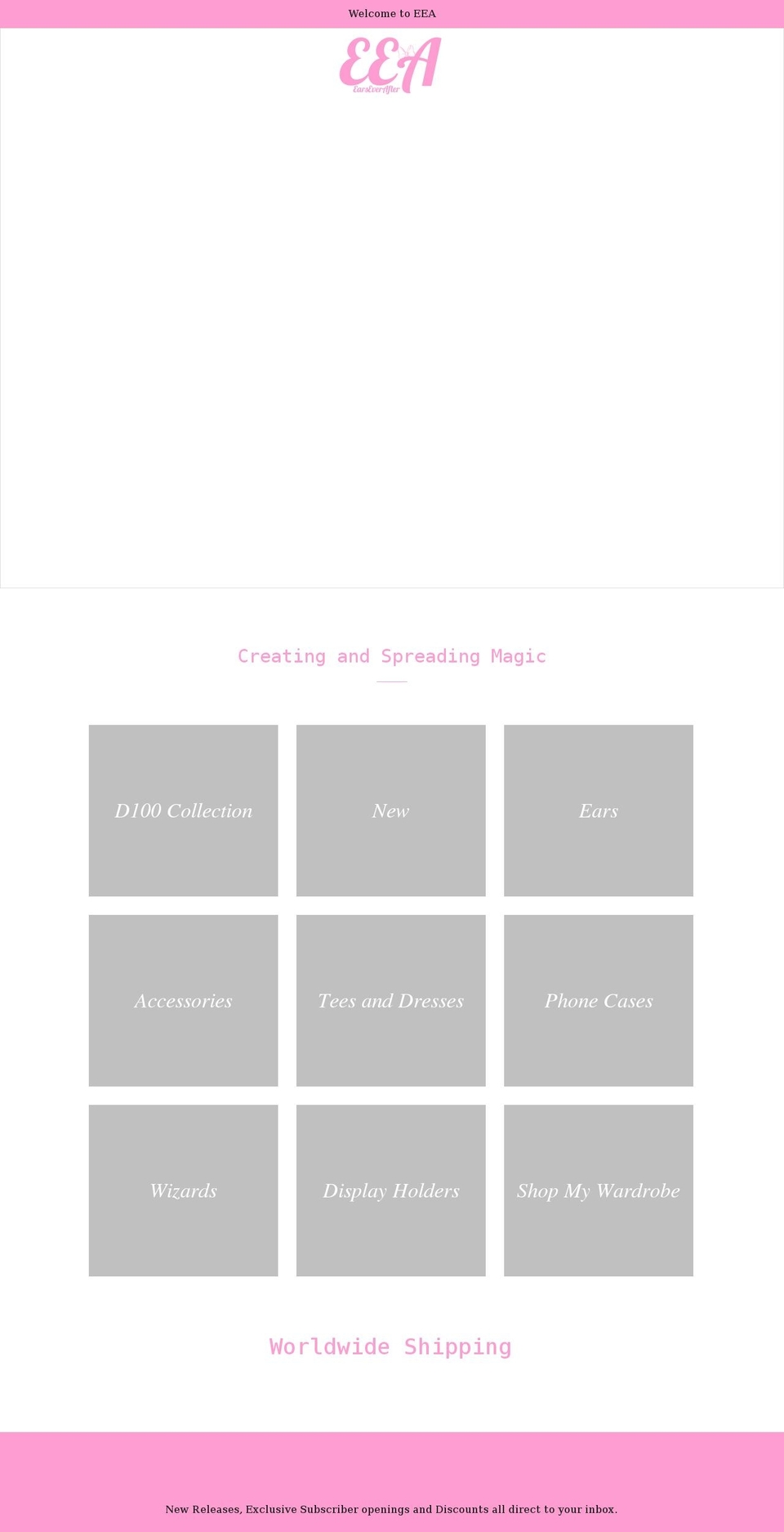 earseverafter.com shopify website screenshot
