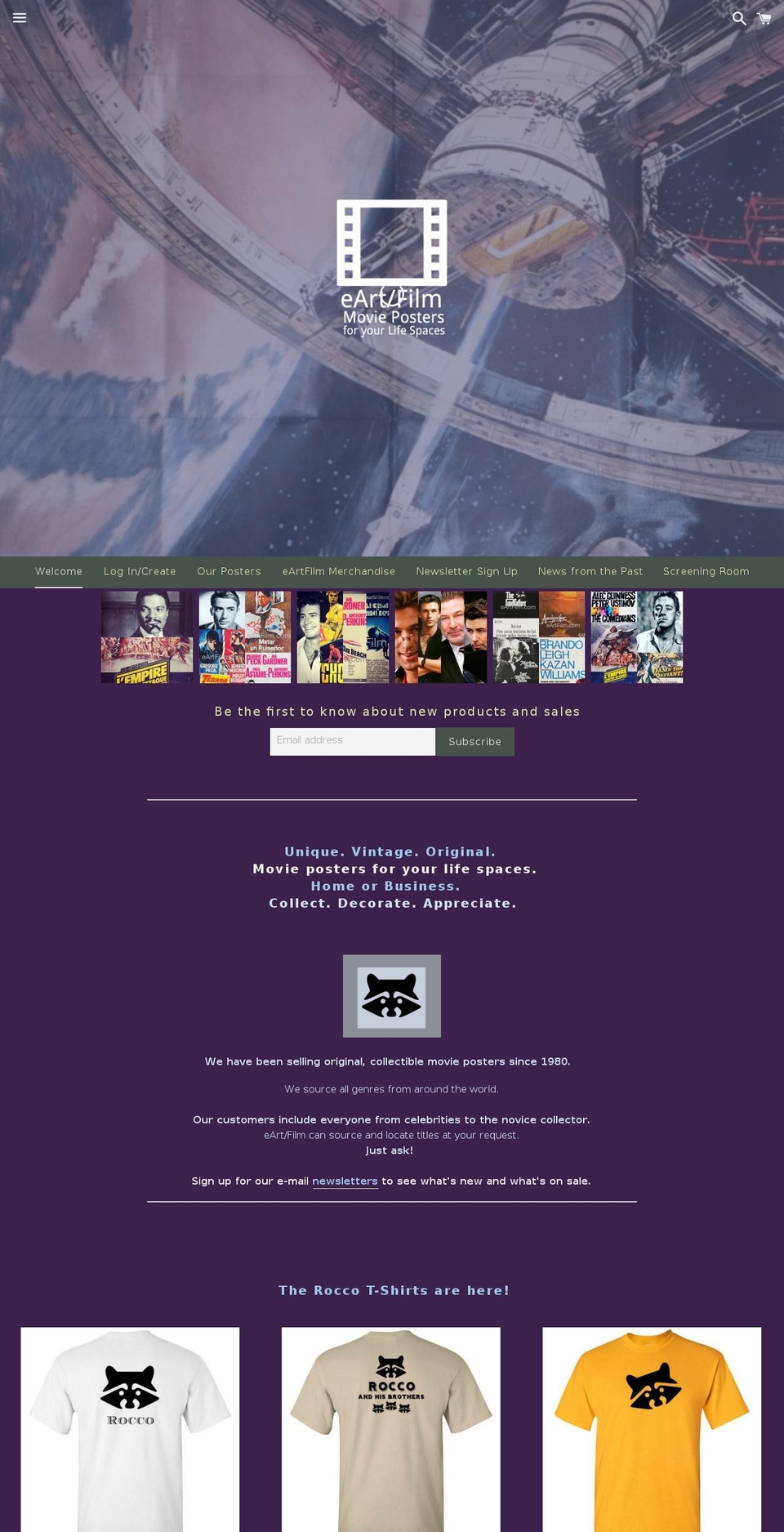 eartfilm.com shopify website screenshot