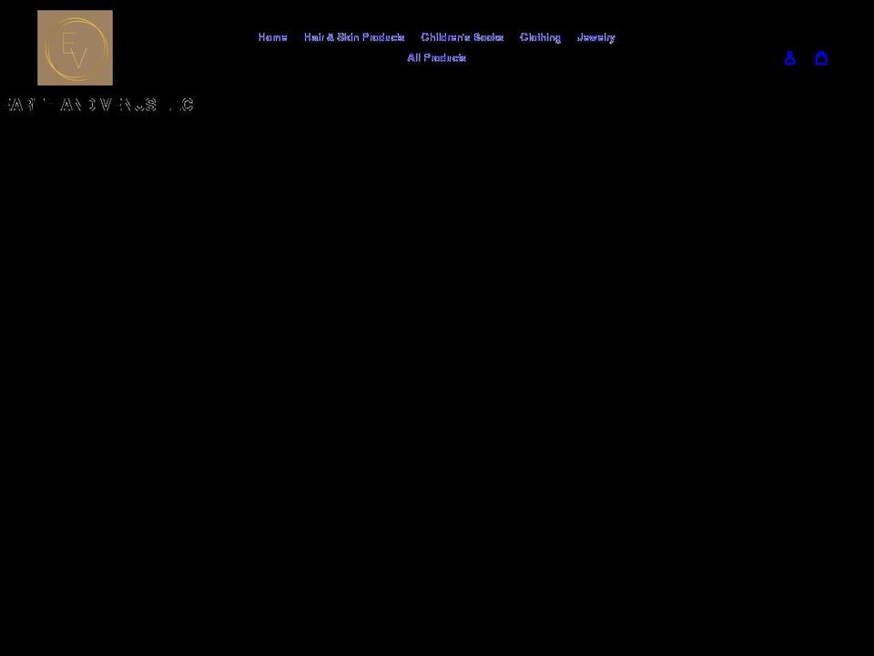 earthandvenus.com shopify website screenshot