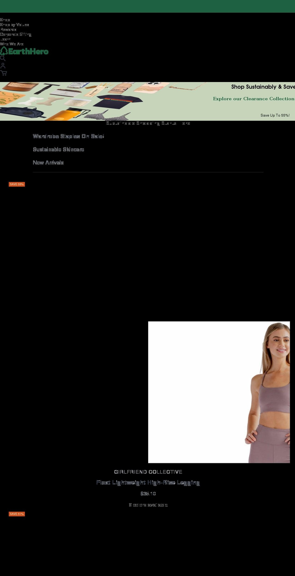 earthhero.com shopify website screenshot