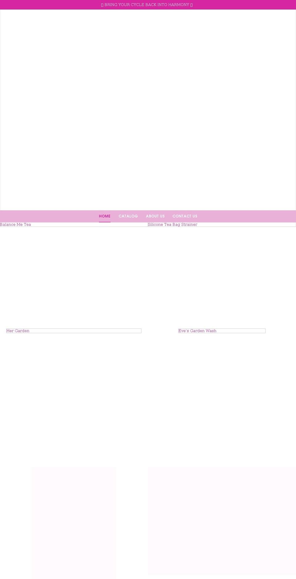 earthlyblendtea.com shopify website screenshot