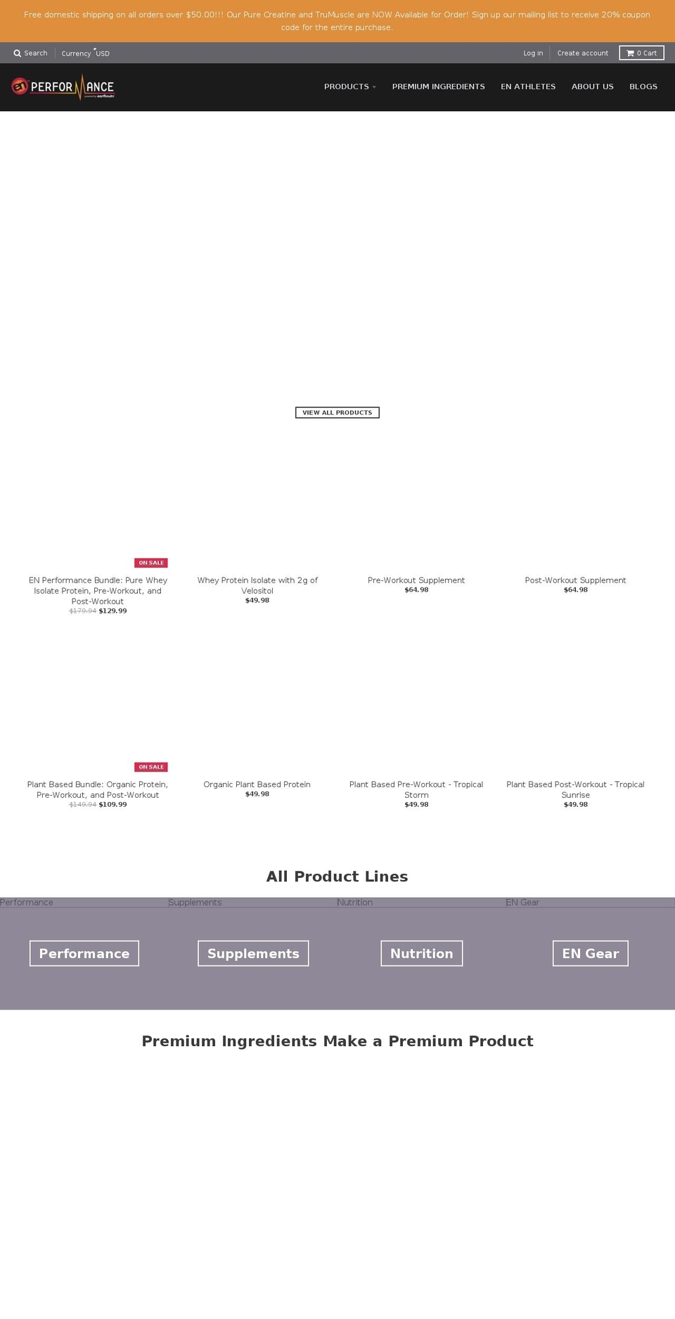 earthnutri.com shopify website screenshot