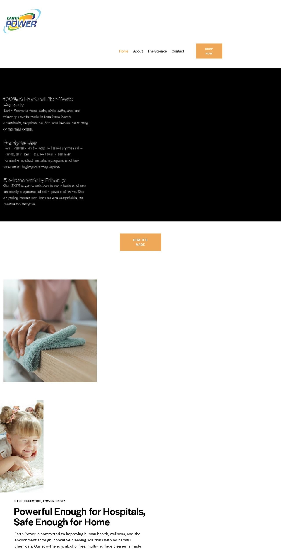 Eartheart July 2016 Shopify theme site example earthpowerproducts.com