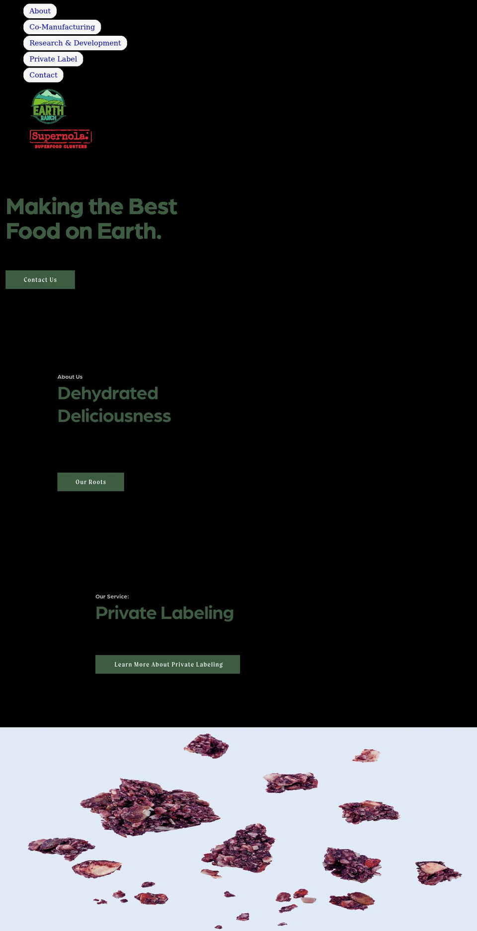 earthranch.com shopify website screenshot