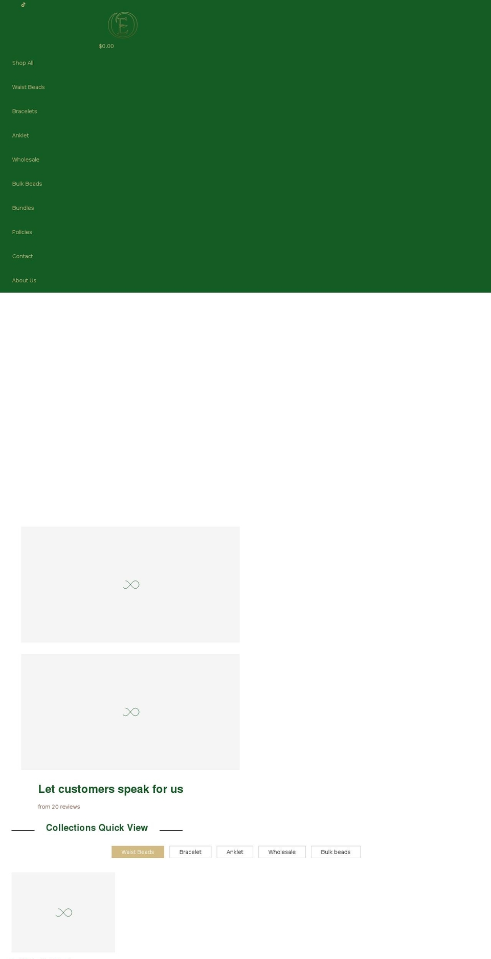 earthsoasisllc.com shopify website screenshot