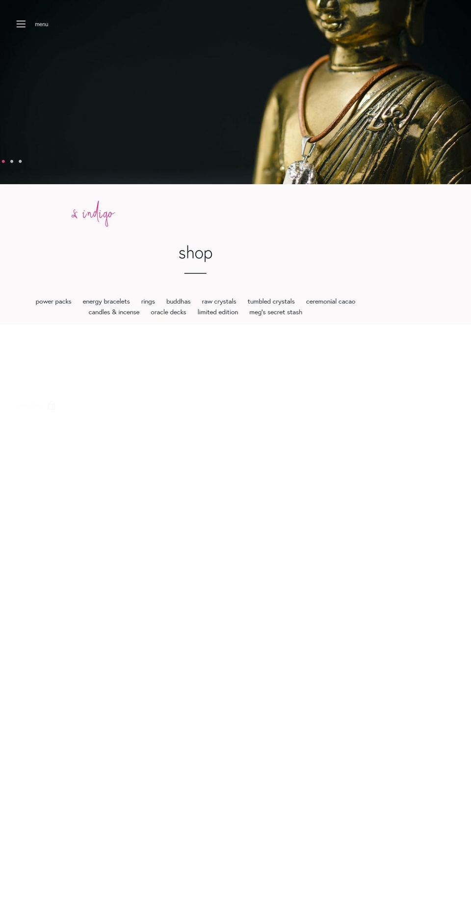 earthwindandindigo.co.nz shopify website screenshot