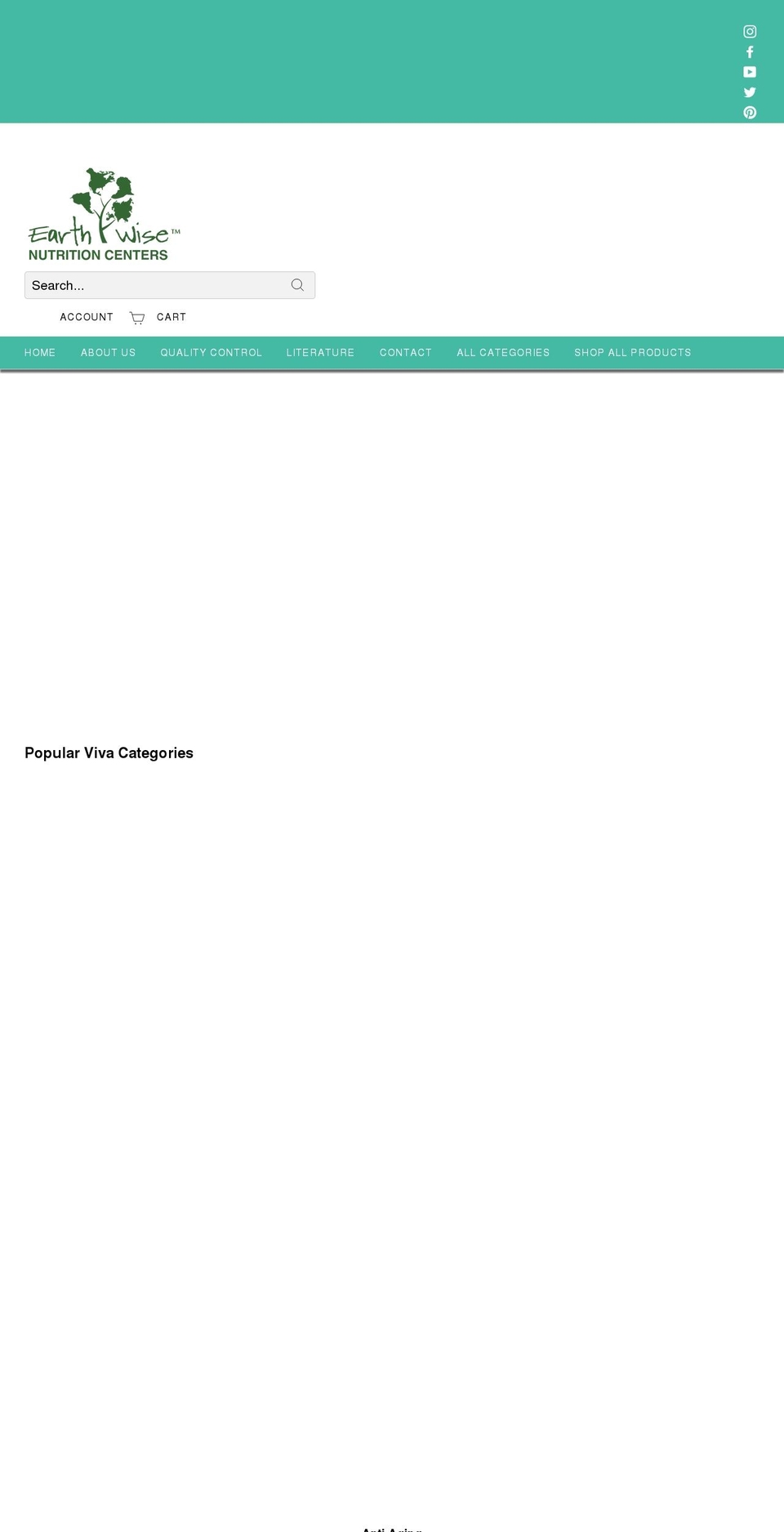 earthwisesb.com shopify website screenshot