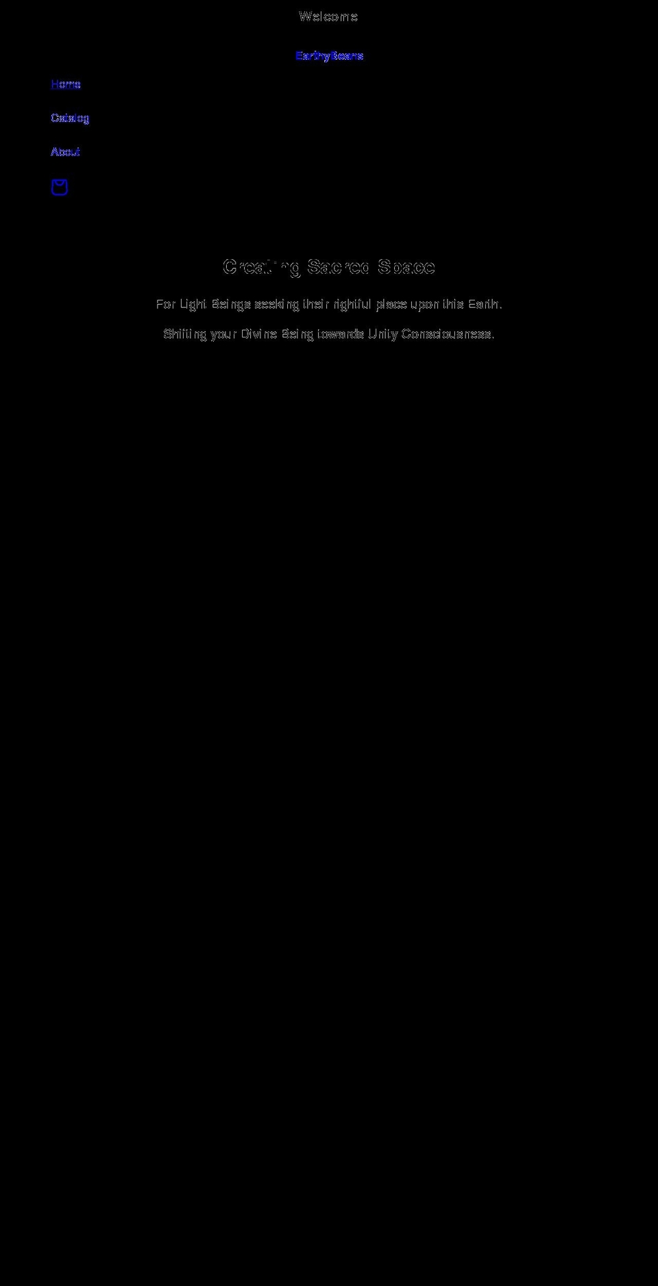 earthybeans.com shopify website screenshot
