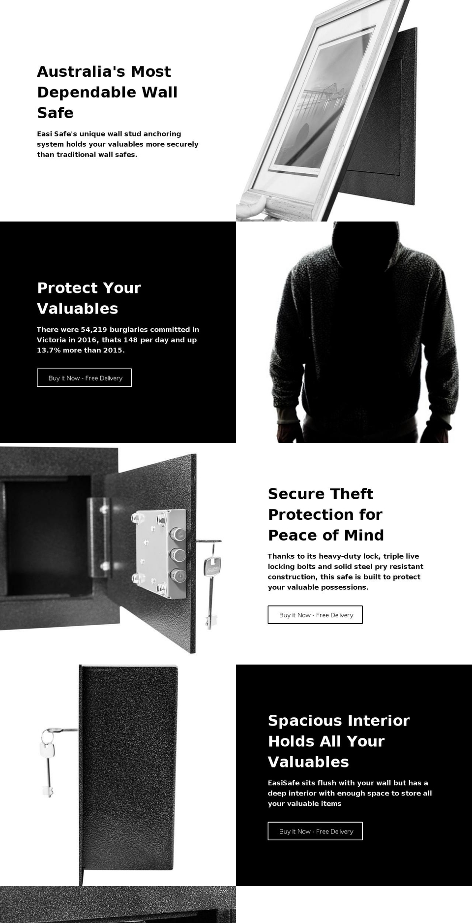 easisafe.com shopify website screenshot