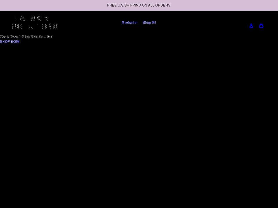 easkinsolutions.com shopify website screenshot