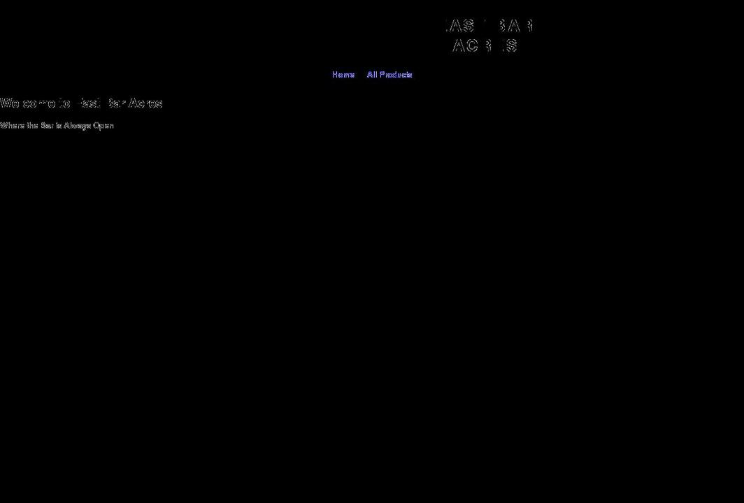 eastbaracres.com shopify website screenshot