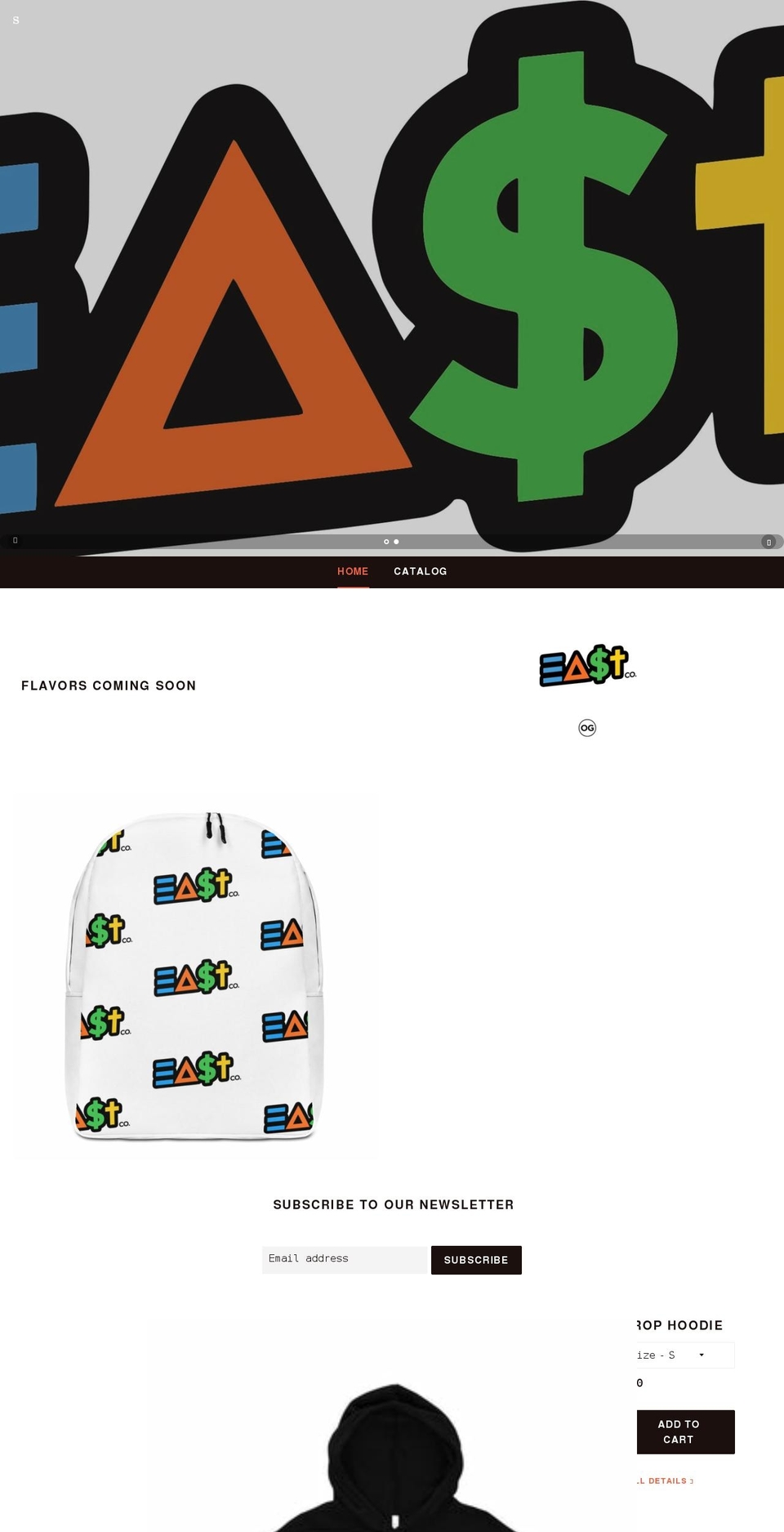 eastco.com shopify website screenshot