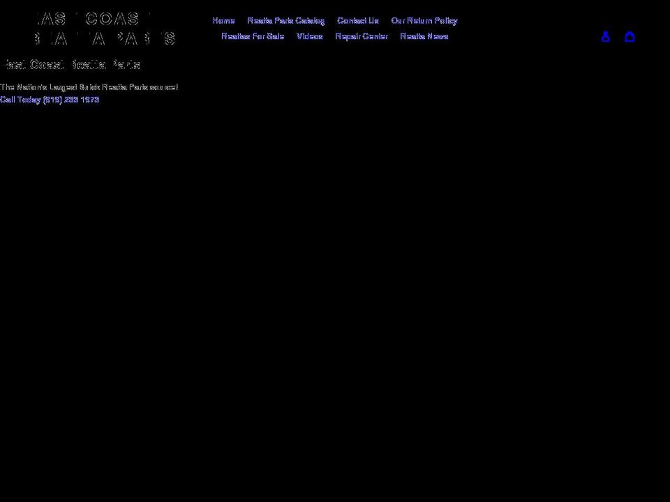eastcoastreattaparts.com shopify website screenshot