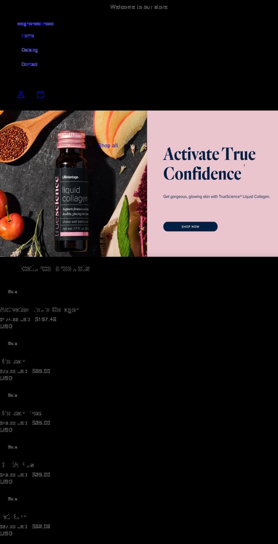 eastcoastwellness.com shopify website screenshot