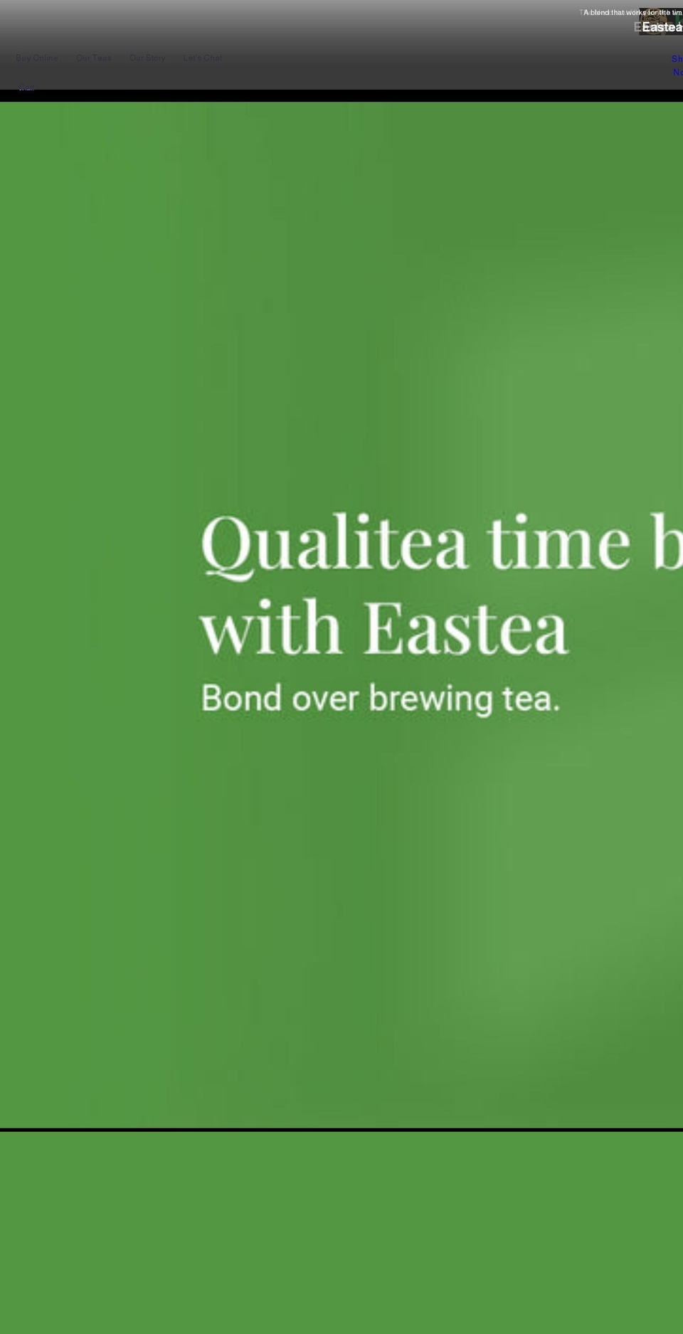 eastea.in shopify website screenshot