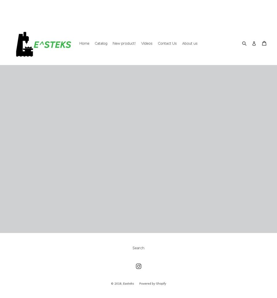 easteks.com — Shopify storefront screenshot