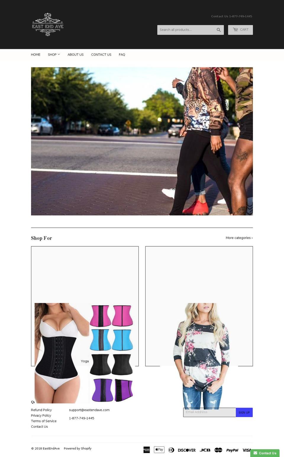 eastendave.com — Shopify storefront screenshot