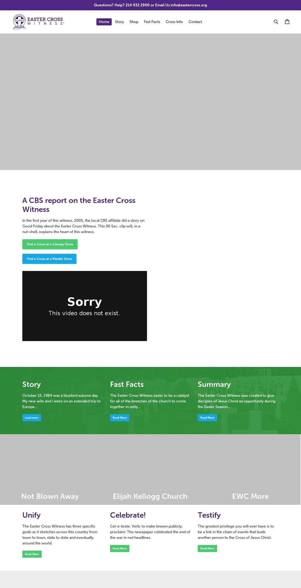 eastercross.net shopify website screenshot