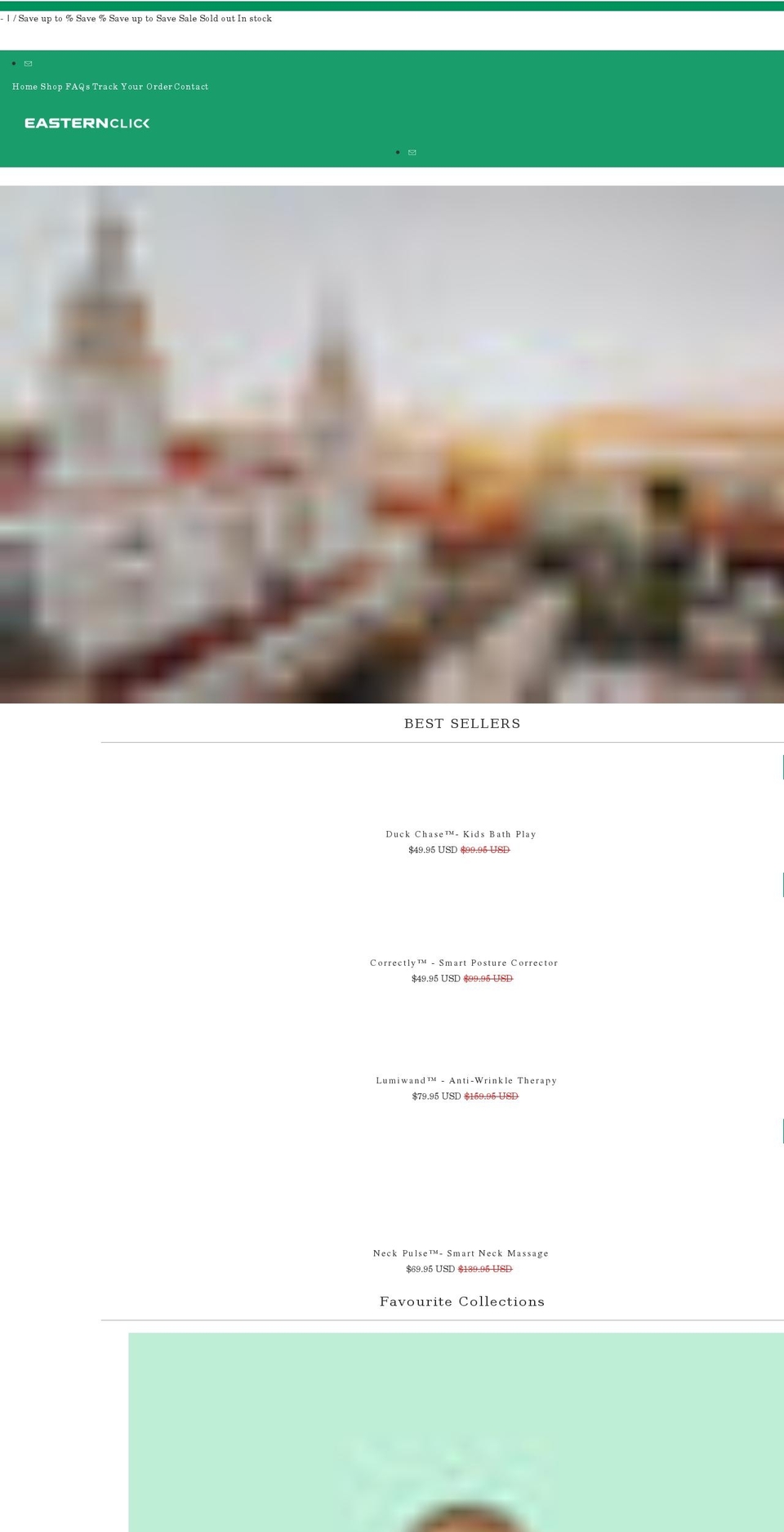 easternclick.com shopify website screenshot