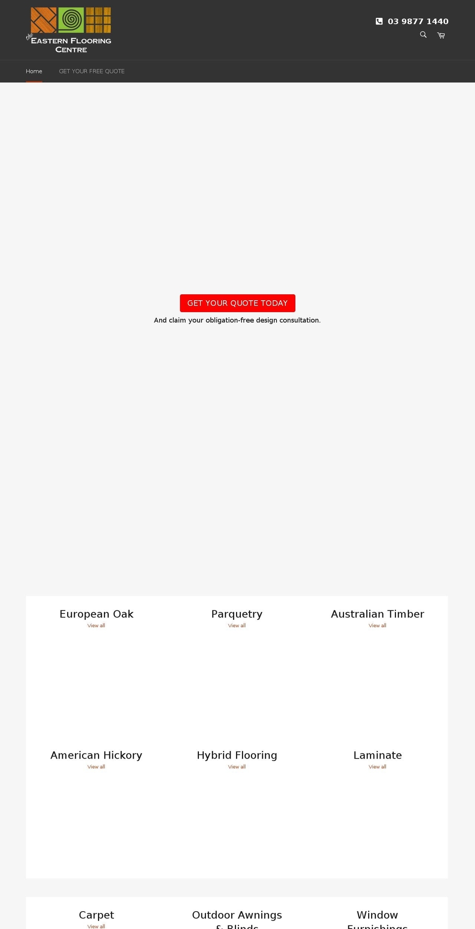 easternflooring.com.au shopify website screenshot