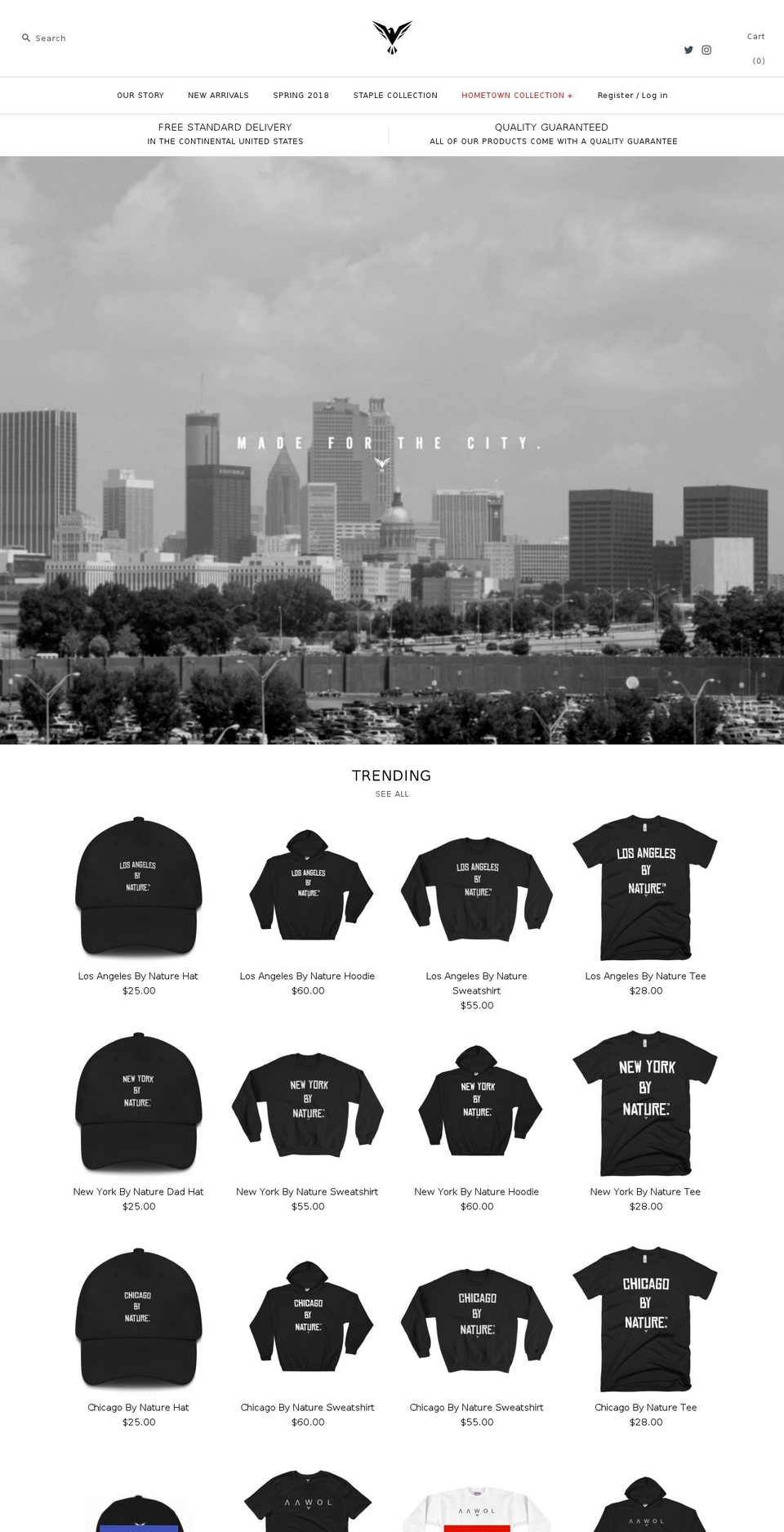 eastoutfitters.com shopify website screenshot