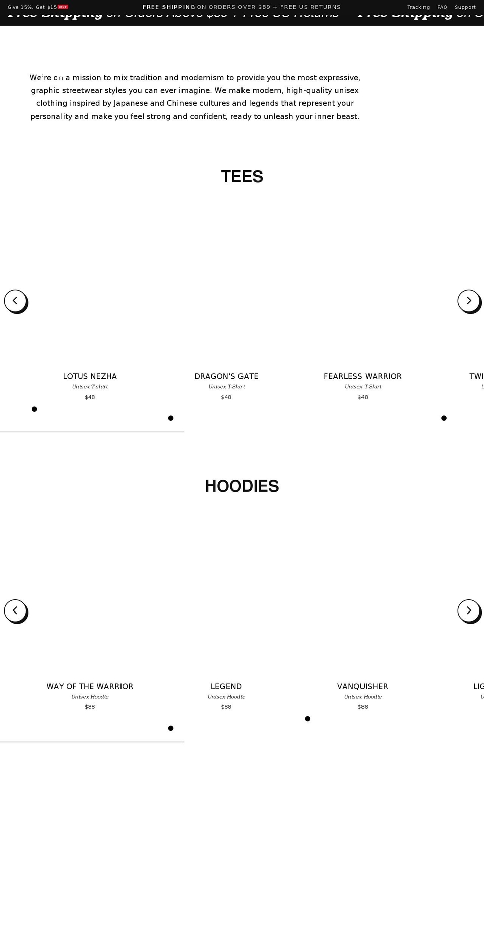 eastrage.com shopify website screenshot