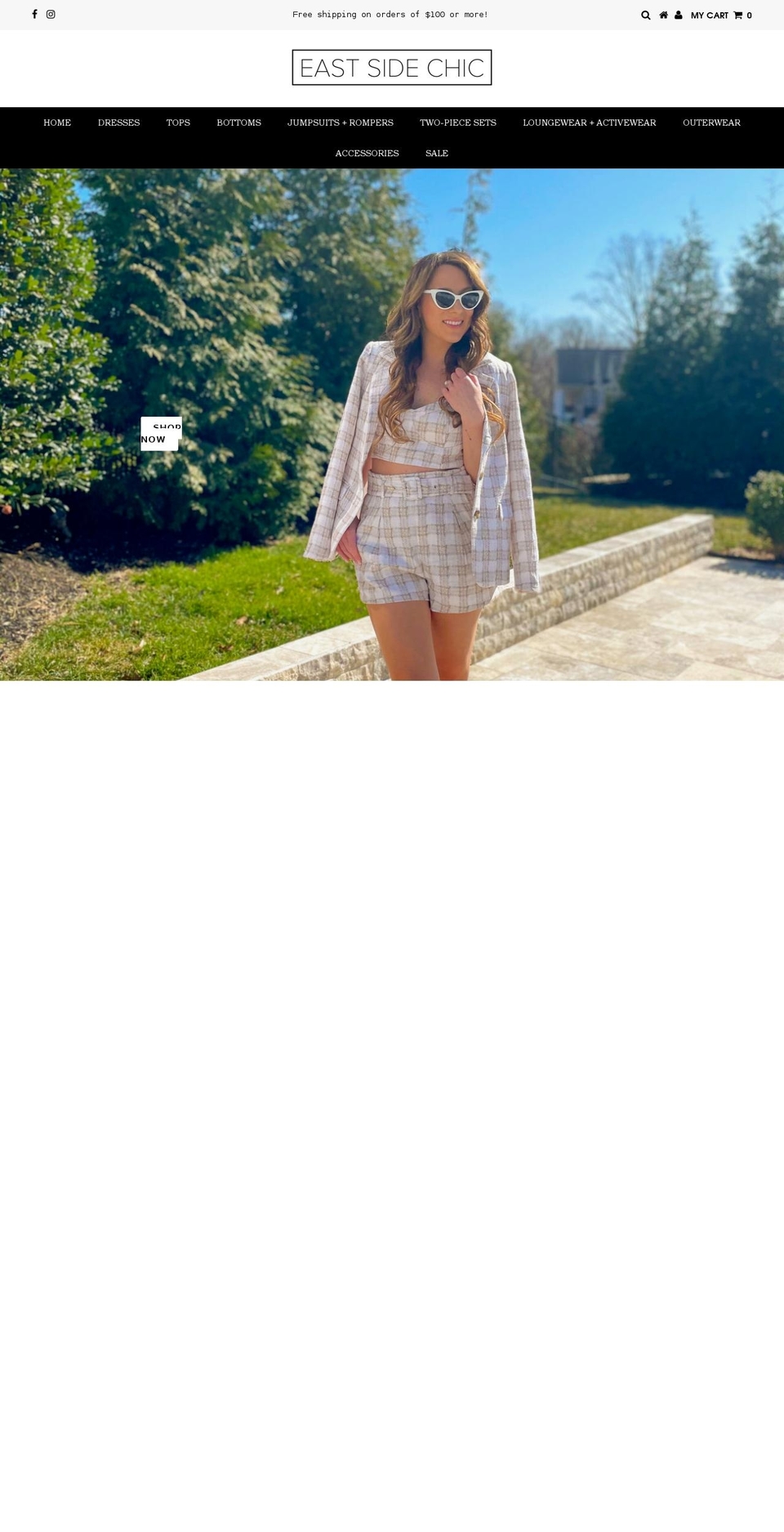 eastsidechic.com shopify website screenshot