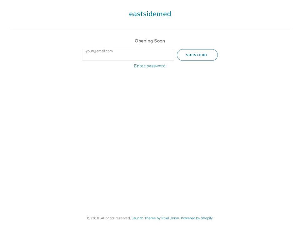 eastsidemedinc.com shopify website screenshot